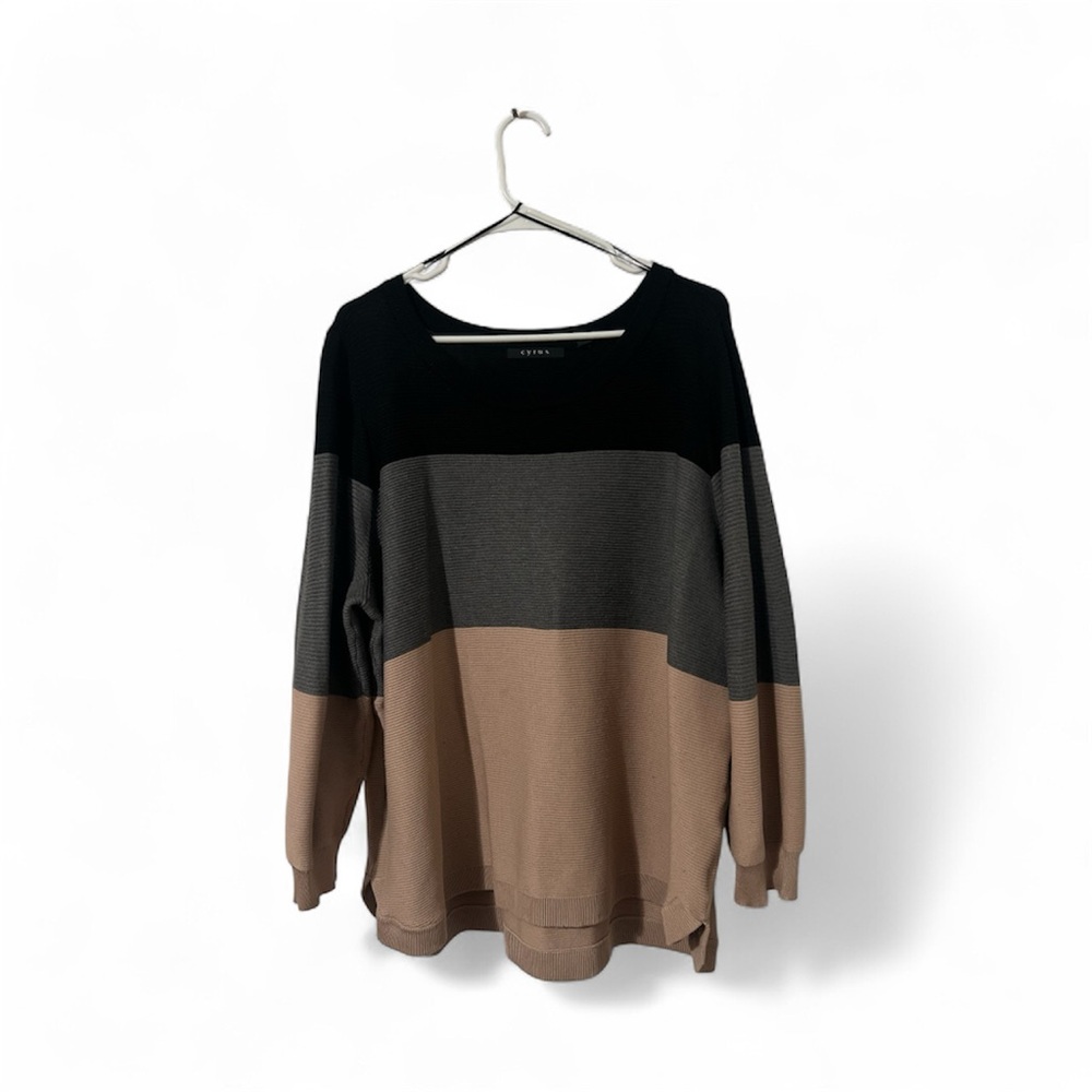 Cyrus Crew Neck Cable Knit Sweater Women’s size 3X
